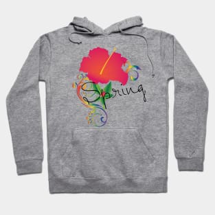 Spring Hibiscus Hoodie